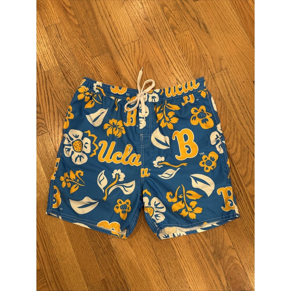 Men's UCLA Bruins Swim Trunks Floral Swim Shorts XL